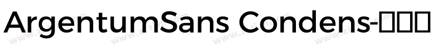 ArgentumSans Condens字体转换 ArgentumSans Condens字体转换